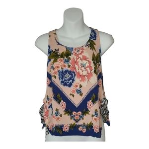Free People This Sweet Love Sleeveless Side Tie Top Size L